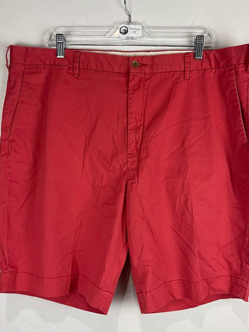 EUC Polo Ralph Lauren Mens Coral Stretch Classic Fit Chino Shorts Size 40
